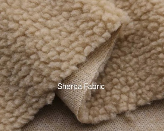 100% POLYESTER REAL SHERPA